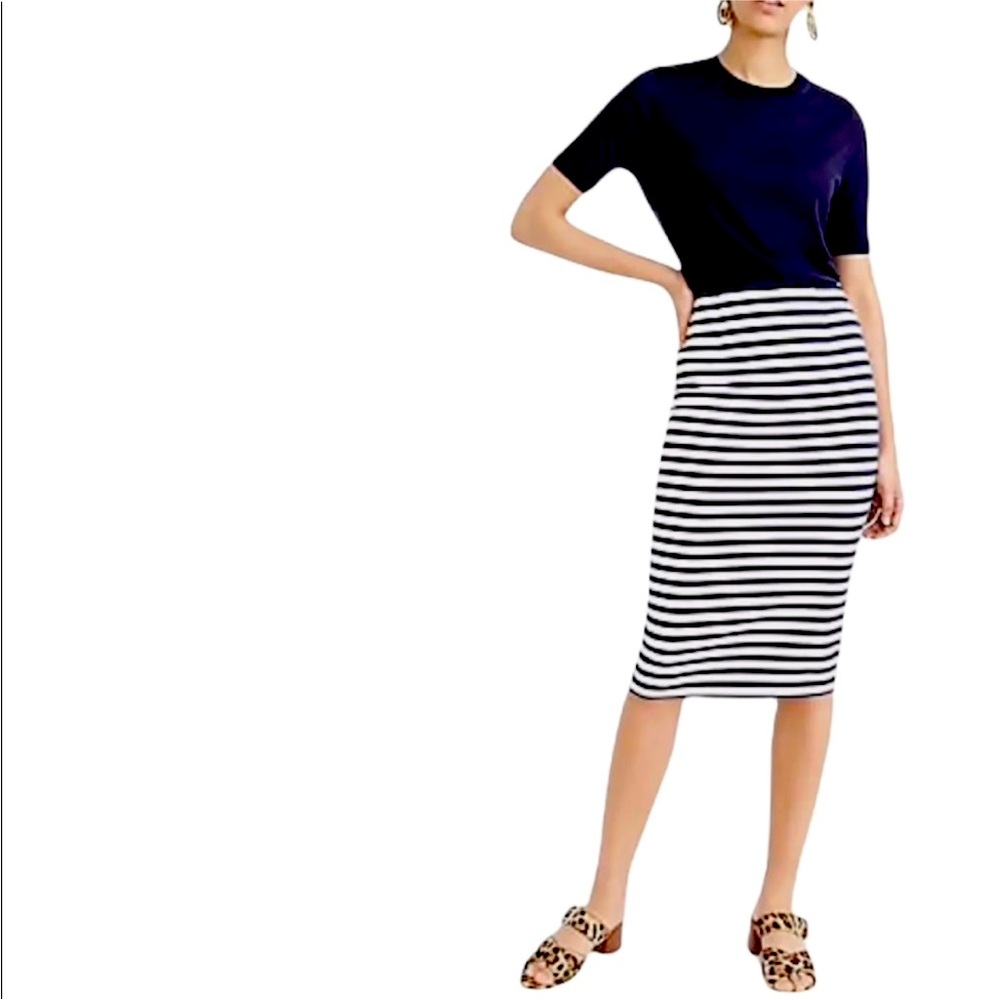 J. Crew Stripes Skirt